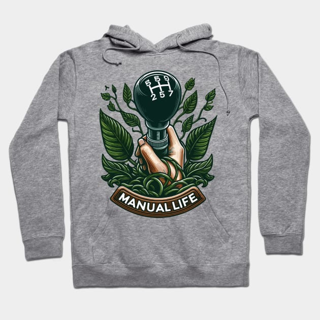 Manual gear lever Hoodie by Vehicles-Art